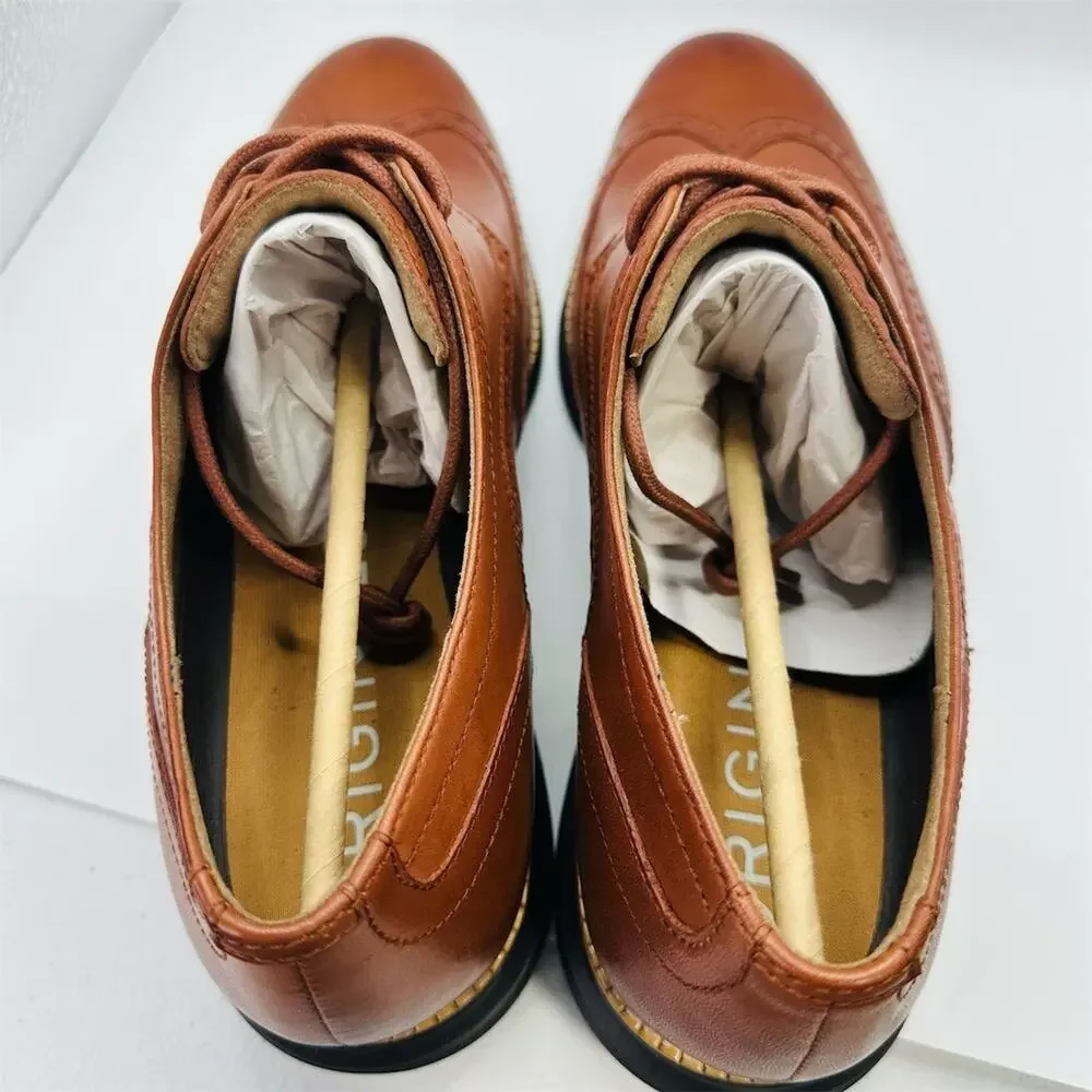 Cole Haan Original Grand Shortwing Oxford Brown Dress Shoes | Men’s Size 10M US